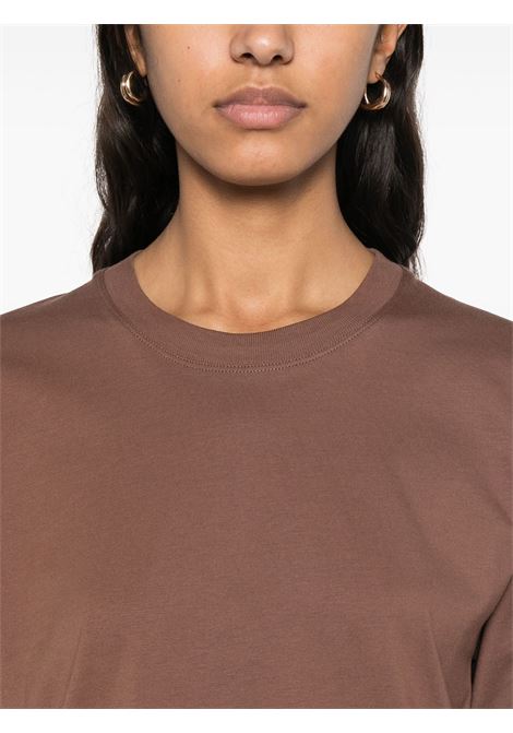 Brown Telanto T-shirt Loulou studio - women LOULOU STUDIO | TELANTOWD